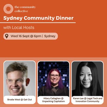 Cover Image for 🏵 Sydney Community Dinner