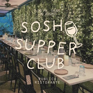 Cover Image for sosh supper club: publico
