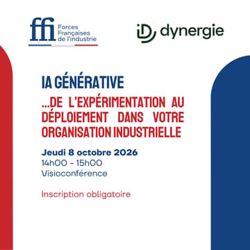 Cover Image for IA générative : de l'expérimentation au déploiement dans votre organisation industrielle