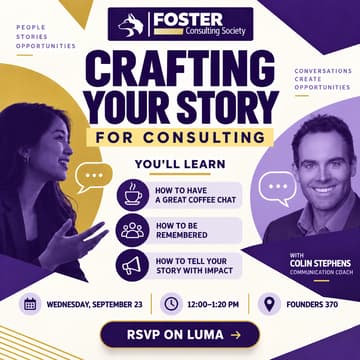Cover Image for Crafting your story for consulting
