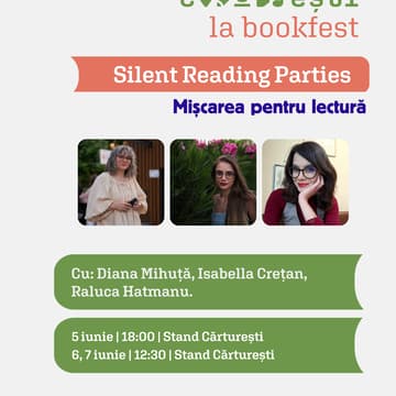 Cover Image for Silent Reading Party | Cărturești la Bookfest_5 iunie