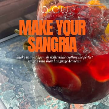 Cover Image for Make your Sangría with Blau Language Academy