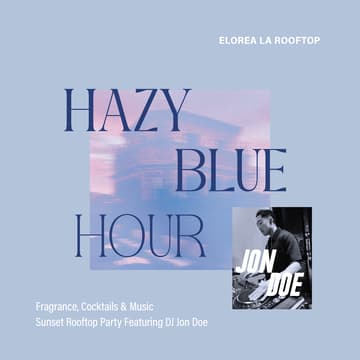 Cover Image for ELOREA Hazy Blue Sunset Social | DJ Jon Doe