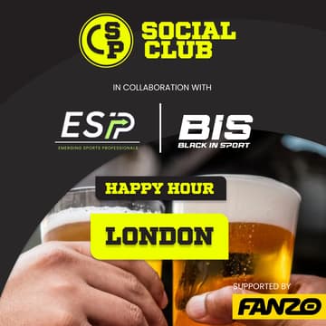 Cover Image for London Happy Hour - Wednesday 30th September (Sports Pundit x Emerging Sports Professionals x Black In Sport)