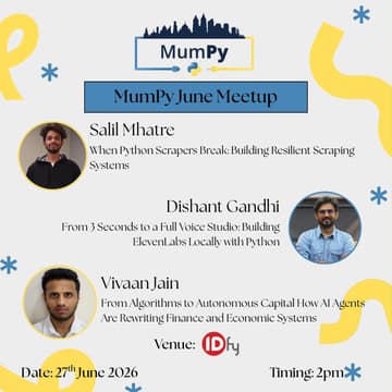 Foto de portada de MumPy June 2026 Meetup