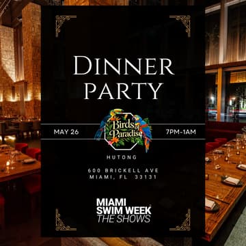 Cover Image for Birds of Paradise Launch x Miami Swim Week® The Shows Kick-Off Party