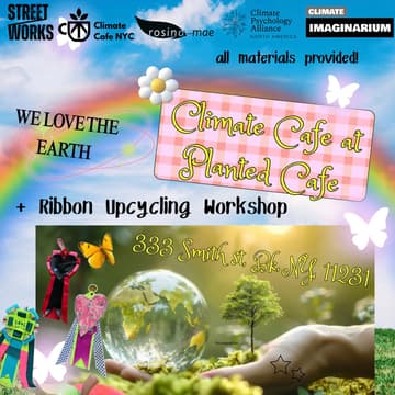 Cover Image for Climate Cafe + Ribbon Upcycling Workshop