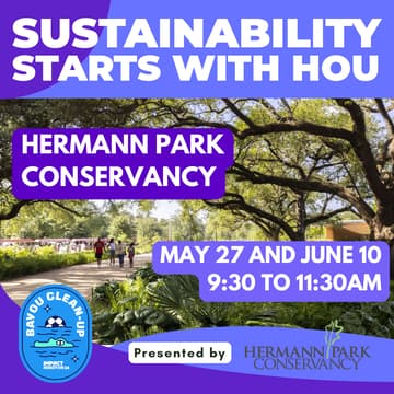 Cover Image for Bayou Clean Up - Hermann Park