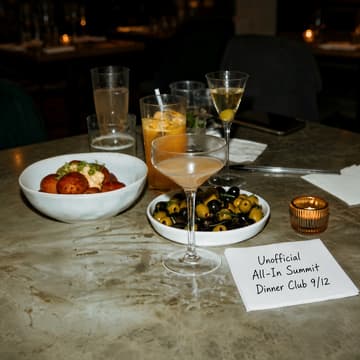 Cover Image for Unofficial All-In Dinner Club at All-In Summit in Downtown LA