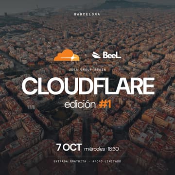 Cover Image for Cloudflare User Group Spain llega a Barcelona: Edición #1 x BeeL.