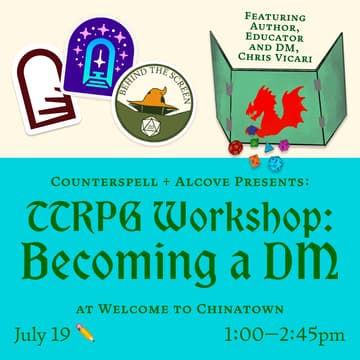 Cover Image for 💫 TTRPG Workshop: Becoming a DM
