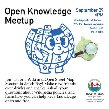 Cover Image for South Bay Wiki and Open Street Map Meetup