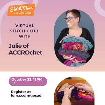 Cover Image for A Stitch More Stitch Club with Julie of ACCROchet