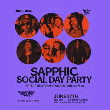 Cover Image for Sapphic Social Hour: San Diego