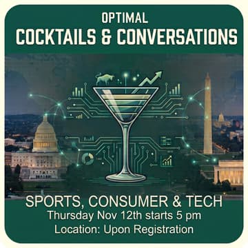 Cover Image for Optimal Cocktails & Conversations - Sports Ecosystem, Consumer & Technology