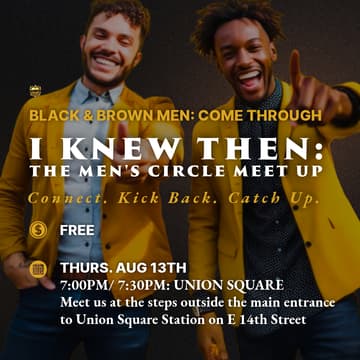 Cover Image for THE MEN'S CIRCLE MEET UP
