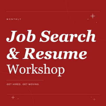 Cover Image for Job Search & Resume Workshop