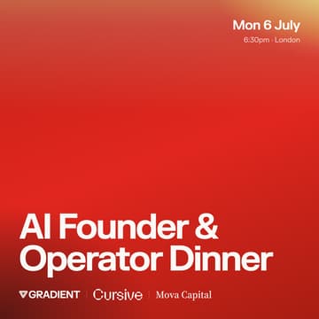 Cover Image for AI Founder & Operator Dinner