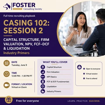 Cover Image for Casing 102: Session 2, Finance & Industry Primers