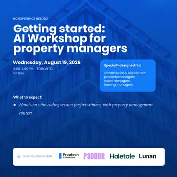 Cover Image for Curio Talks x Proptech Collective: AI in the Property Management Space