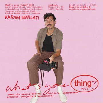 Cover Image for What’s your Thing? #003