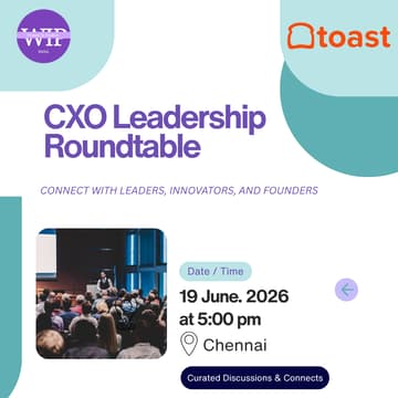 Cover Image for CXO Leadership Roundtable: Chennai