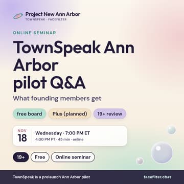 Cover Image for TownSpeak Ann Arbor Pilot Q&A: What Founding Members Get