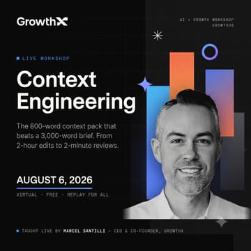 Cover Image for [AI x Growth Workshop] How to Go From 2-Hour Edits to 20-Minute Reviews