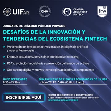 Cover Image for Jornada de diálogo público privado: desafíos de la innovación y tendencias del ecosistema fintech.