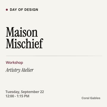 Cover Image for Maison Mischief: "Artistry Atelier" Workshop