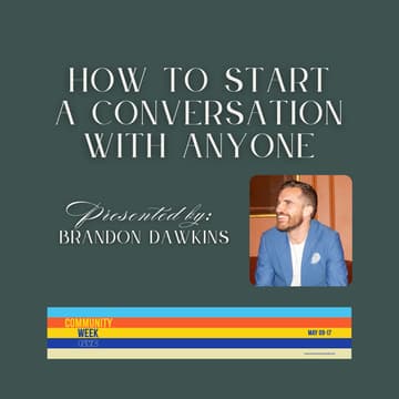 Cover Image for How to Start a Conversation with Anyone
