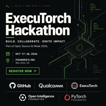 Cover Image for ExecuTorch Hackathon