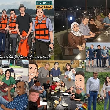 Cover Image for Riverwalk - moving meet-up (walk-the-talk & dine)