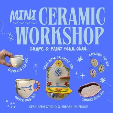 Cover Image for Mini Ceramic Workshop with Cera Sera Studio