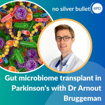 Cover Image for "Changing the gut to change Parkinson’s: Faecal Microbiota Transplantation (FMT)" by Dr Arnout Bruggeman.