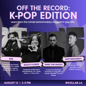 Cover Image for OFF THE RECORD: K-Pop Edition Panel