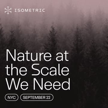Cover Image for Panel & Happy Hour: Nature at the Scale We Need