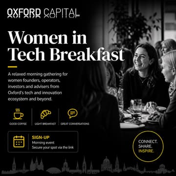 Cover Image for Oxford Capital: Women In Tech Breakfast
