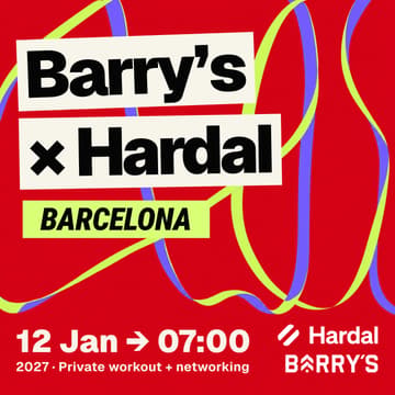 Cover Image for Hardal × Barry’s — Let’s Start 2027 Together