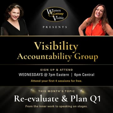 Cover Image for Visibility Accountability Group - October: Re-evaluate & Plan Q1
