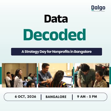 Cover Image for Data Decoded with Dalgo: A Strategy Day for Nonprofits in Bangalore