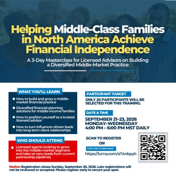 Cover Image for Helping Middle-Class Families in North America Achieve Financial Independence