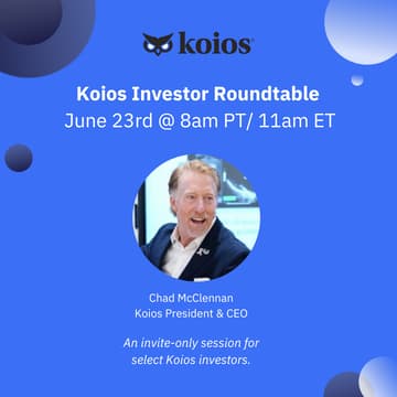 Cover Image for Exclusive Invite: Koios Investor Roundtable