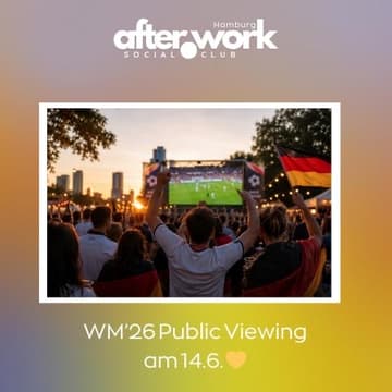 Titelbild für 🇩🇪 ⚽️ AWSC WM Public Viewing & Quiz am 14.6. ⚽️ 🇩🇪