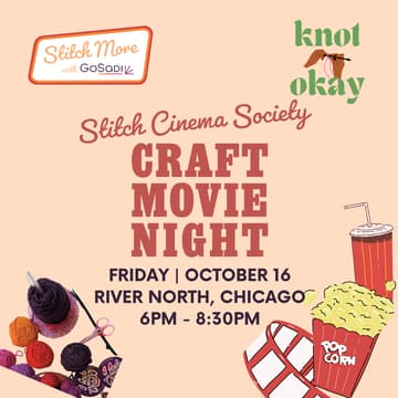 Cover Image for Stitch Cinema Society-Craft Movie Night - Chicago
