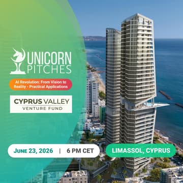 Cover Image for Unicorn Pitches Limassol, Cyprus | AI Revolution: From Vision to Reality