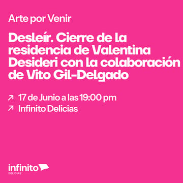 Cover Image for Desleír. Cierre de la residencia de Valentina Desideri con la colaboración de Vito Gil-Delgado