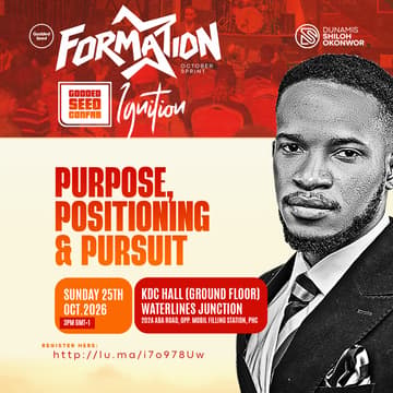 Cover Image for FORMATION — October Sprint ⚡️