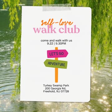 Cover Image for september evening self-love walk