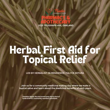 Cover Image for Herbal First Aid for Topical Relief